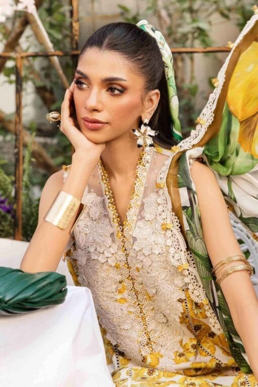 MariaB Lawn MB-110 | 3Pcs Embroidered Summer Lawn Collection 2025 - Image 5