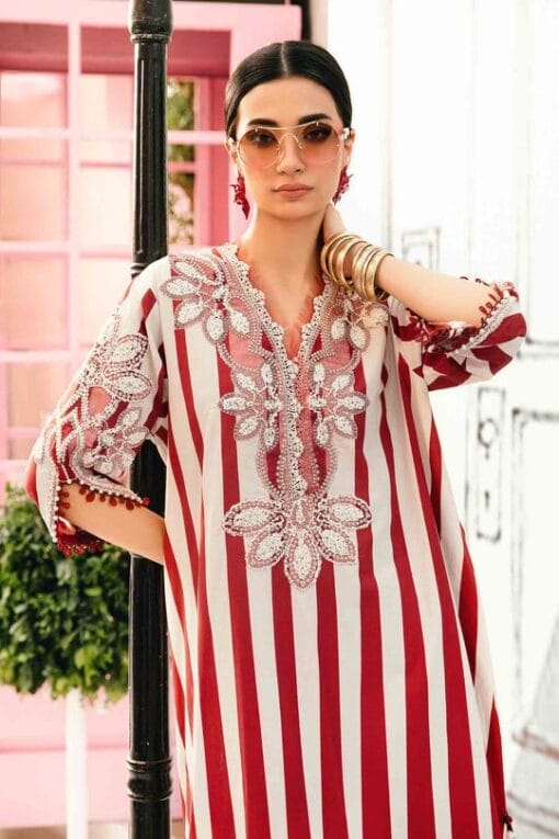 MariaB Lawn MB-112 | 3Pcs Embroidered Summer Lawn Collection 2025 - Image 2