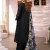 mahnoor chicken kari embroidered 3 piece in lawn stuff with viscose diamond dupatta | mahnoor summer lawn collections 2025