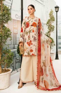 MariaB Lawn MB-108 | 3Pcs Embroidered Summer Lawn Collection 2025