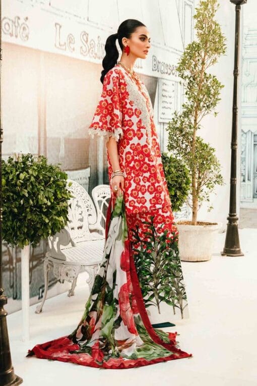 MariaB Lawn MB-109 | 3Pcs Embroidered Summer Lawn Collection 2025 - Image 2