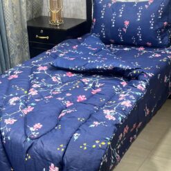 Vicky Razai Set 3 Piece for Single Bed - RZ-001 | Mix Cotton, 500 GSM Filling