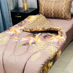 Vicky Razai Set 3 Piece for Single Bed | Mix Cotton, 500 GSM Filling  - RZ-022
