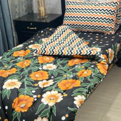 Vicky Razai Set 3 Piece for Single Bed | Mix Cotton, 500 GSM Filling  - RZ-019