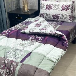 Vicky Razai Set 3 Piece for Single Bed | Mix Cotton, 500 GSM Filling  - RZ-015