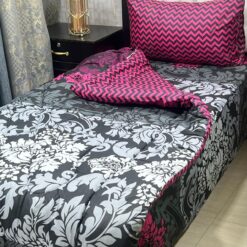 Vicky Razai Set 3 Piece for Single Bed | Mix Cotton, 500 GSM Filling  - RZ-030