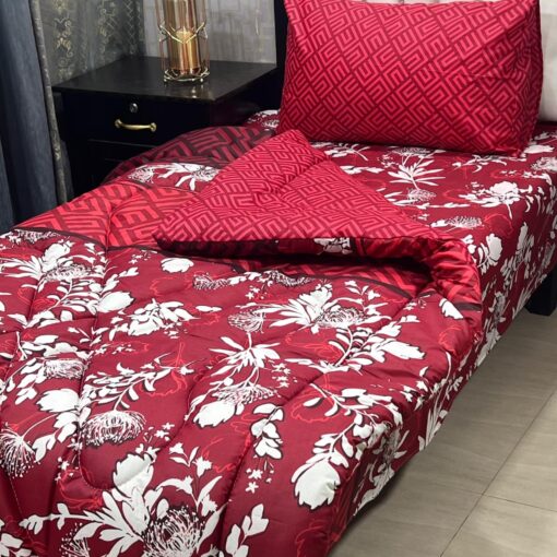 Vicky Razai Set 3 Piece for Single Bed | Mix Cotton, 500 GSM Filling  - RZ-003