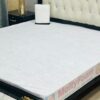 King size waterproof terry cotton mattress cover with elastic fitted sheet for spill and stain protection