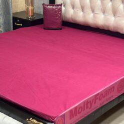 King size waterproof terry cotton mattress cover with elastic fitted sheet for spill and stain protection