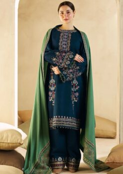 zara shahjahan winter embroidered dhanak dresses 2025