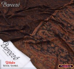 Bareeze Jacquard Wool Shawl for Women | Premium Elegance & Winter Luxury BR-2610