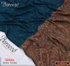 Bareeze Jacquard Wool Shawl for Women | Premium Elegance & Winter Luxury BR-2608