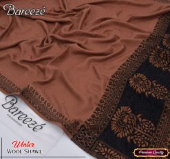 Bareeze Jacquard Wool Shawl for Women | Premium Elegance & Winter Luxury BR-2607
