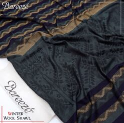 Bareeze Jacquard Wool Shawl for Women | Premium Elegance & Winter Luxury BR-2606
