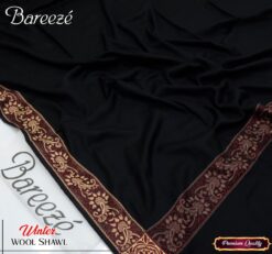 Bareeze Jacquard Wool Shawl for Women | Premium Elegance & Winter Luxury BR-2605