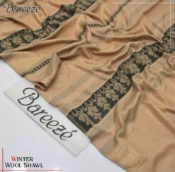 Bareeze Jacquard Wool Shawl for Women | Luxury Winter Collection 2025