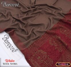 Bareeze Jacquard Wool Shawl for Women | Premium Elegance & Winter Luxury BR-2620