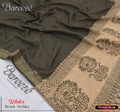 Bareeze Jacquard Wool Shawl for Women | Premium Elegance & Winter Luxury BR-2619