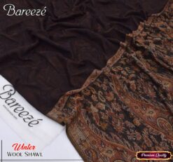 Bareeze Jacquard Wool Shawl for Women | Premium Elegance & Winter Luxury BR-2618
