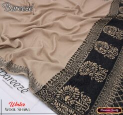 Bareeze Jacquard Wool Shawl for Women | Premium Elegance & Winter Luxury BR-2617
