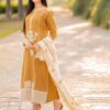 Aisling 3pcs Embroidered dhanak Suit 2025 | Aisling summer sale 2025 | Aisling unstitched 3 piece premium embroidered lawn suit 2025