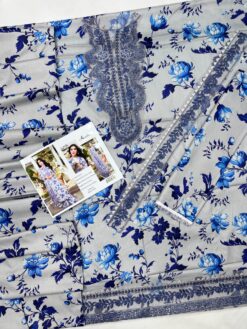 Aneela 3Pcs digital printed Embroidered Winter linen Collection 2025
