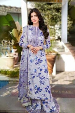 Aneela 3Pcs digital printed Embroidered Winter linen Collection 2025
