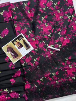Baroque 3Pcs digital printed Embroidered Winter linen Collection 2025