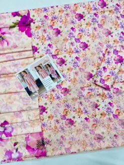 Baroque 3Pcs digital printed Embroidered Winter linen Collection 2025