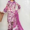 Baroque 3Pcs digital printed Embroidered Winter linen Collection 2025