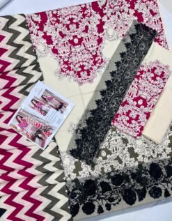 Charizma Digital Printed winter sale 2025 | Charizma unstitched 3 piece premium Digital Printed linen suit 2025 | Charizma winter linen sale 2025 | baroque winter 2026