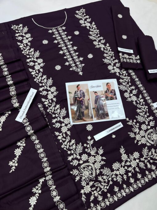Cross Stitch 3 piece winter dhanak collections 2025-2026 | Cross Stitch winter collections | Cross Stitch winter sale