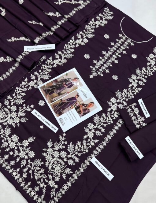 Cross Stitch 3 piece winter dhanak collections 2025-2026 | Cross Stitch winter collections | Cross Stitch winter sale