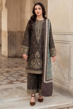 3Pcs Embroidered Winter Collection 2025