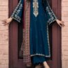 I Z E L by Libas e Khas 3 Piece Unstitched Embroidered Winter Dhanak Suit 2025