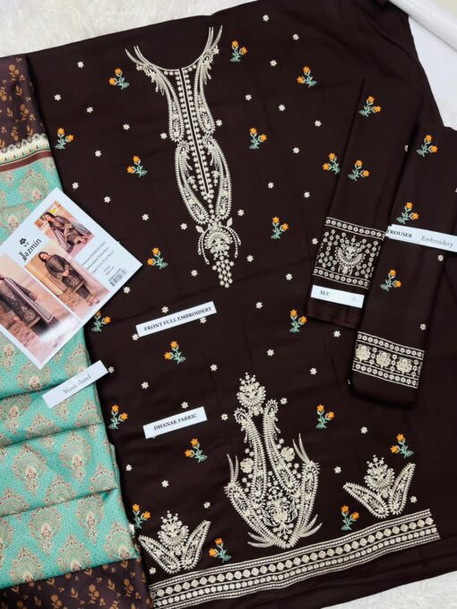 3Pcs Embroidered Winter Collection 2025