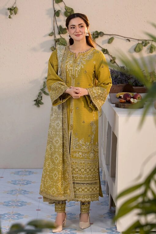 laam winter embroidered dhanak dresses 2025