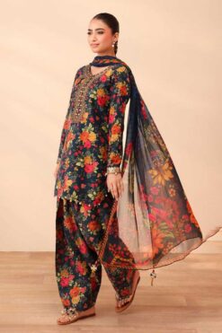 mariab 3Pcs digital printed Embroidered Winter linen Collection 2025