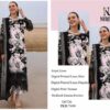 Nureh 3Pcs digital printed Embroidered Winter linen Collection 2025