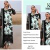 Nureh 3Pcs digital printed Embroidered Winter linen Collection 2025