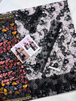 Nureh 3Pcs digital printed Embroidered Winter linen Collection 2025