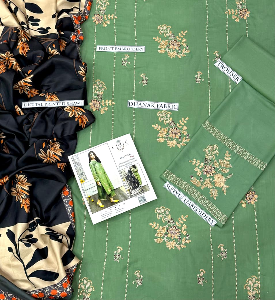 URGE Dhanak UG-1611 | 3Pcs Embroidered Winter Collection 2025 4 URGE Dhanak 2025 | Urge premium embroidered winter Dhanak collections 2025 | urge Dhanak sale 2025