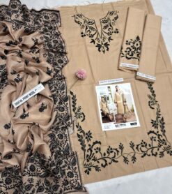LimeLight embroidered Winter collections with digital printed wool shawl 2025