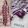 Baroque Khaddar BQ-2437A | 3PC Digital Printed Unstitched Winter Collections 2025