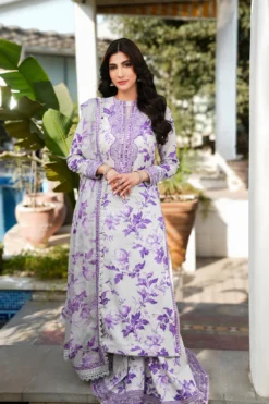 Baroque Khaddar BQ-2436A | 3PC Digital Printed Unstitched Winter Collections 2025