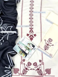 Alternative view of COCO by Zara Shahjahan 3 Piece Dhanak ZS-1215 | Premium Embroidered Winter Dhanak Collection 2025
