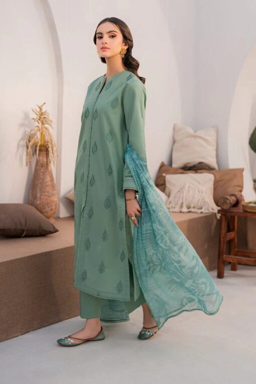 Jazmin Dhanak JZ-2512 | 3Pcs Embroidered Winter Collection 2025 - Image 3