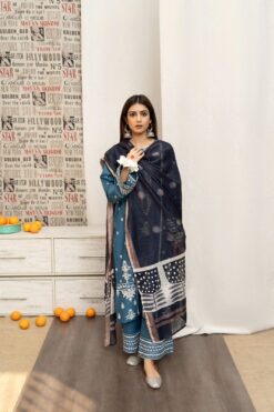 URGE Dhanak UG-1618 | 3Pcs Embroidered Winter Collection 2025