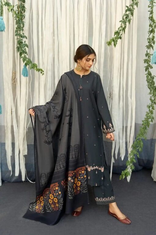 URGE Dhanak UG-1616 | 3Pcs Embroidered Winter Collection 2025