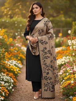 Libas e Khas Dhanak LK-101A | 3Pcs Winter Collection 2025